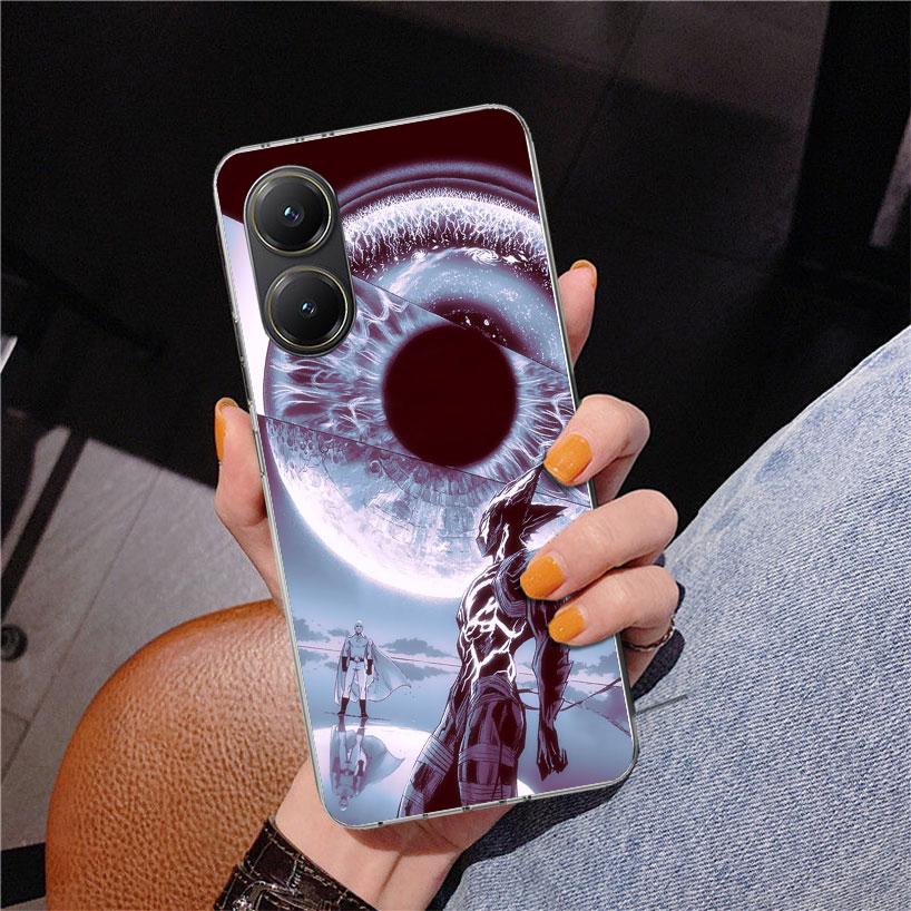 One P-Punch-Man Garou Phone Case For Xiaomi Poco X7 X6 X5 Pro F7 Ultra Redmi 15C 15 13C 13 12C 12 10 10A 10C 9 9A 9C 9T Cover Po