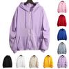 Women's Fashion Casual Hooded Zipper Long Sleeve Solid Color Sweatshirt  4.1  33 Purchases