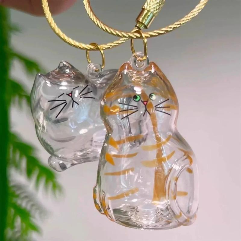 Transparent Cat Hair Storage Box Pet Fur Keepsake Capsule for DIY Crafts Memorial Gift for Pet Lovers Home Display Handmade Deco