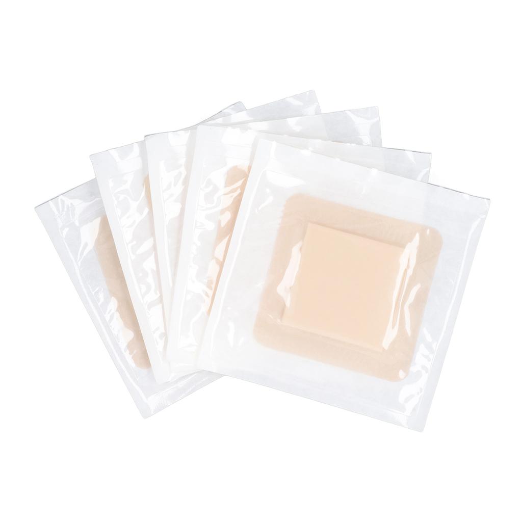 5pcs Silicone Gel Wound Dressing Patch Wound Protection Accelerate Healing Self Adhesive Waterproof