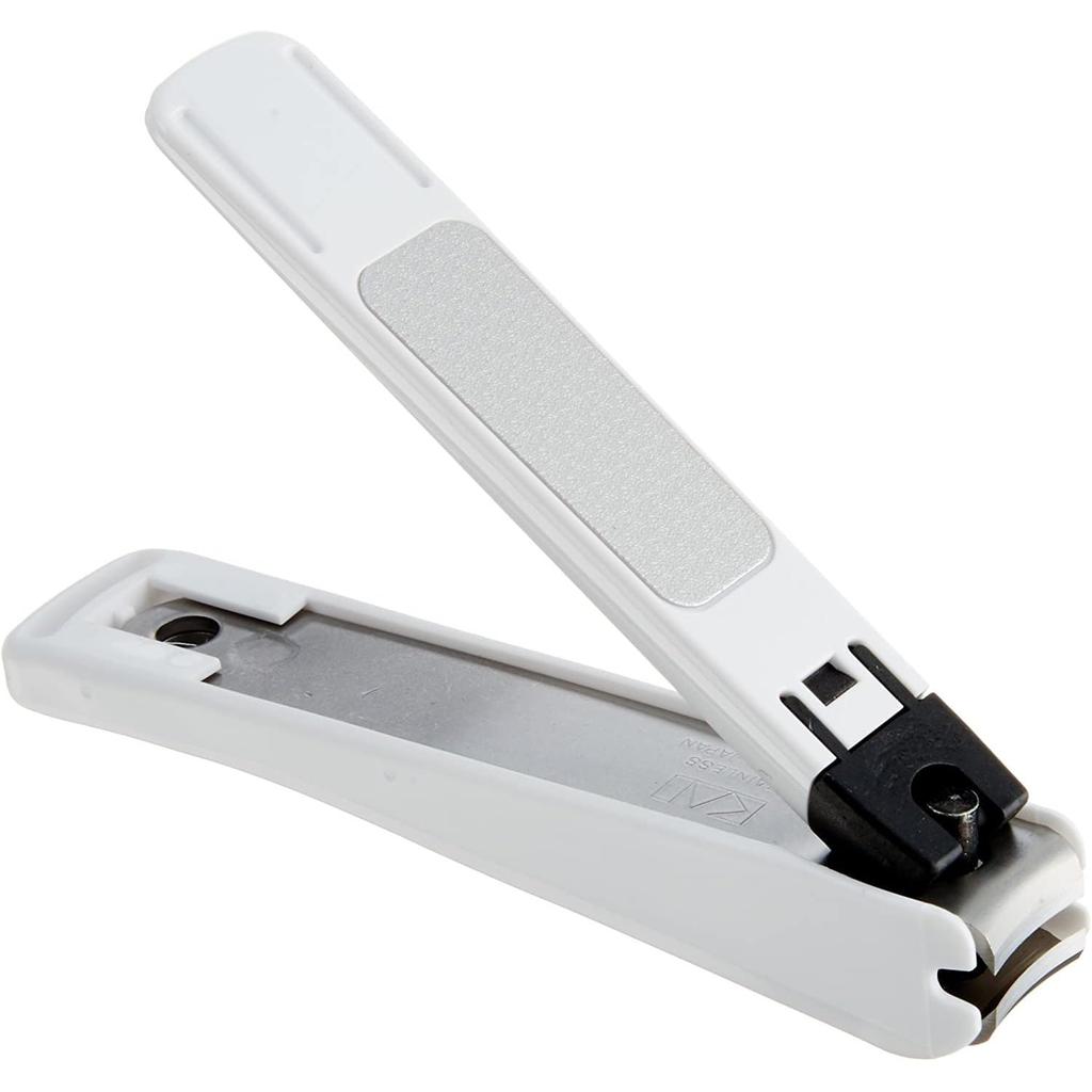Kai Corporation KAI Nail Curved Hands and Standard HL0602 Clippers, Medium, Easy-to-Trim Blade, Feet, Selection, White,