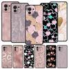 Phone Case For Xiaomi Mi 15 14 13 12 11 Lite 14T 13T 12T 11T Pro Poco X6 X5 M3 X3 Pro F5 F4 Cover Gold Rose Love Heart