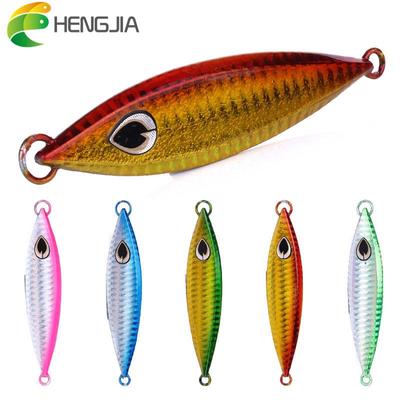 HENGJIA 1 stücke Laser Blei Angeln Locken 30g Jig Hecht Forelle Bass