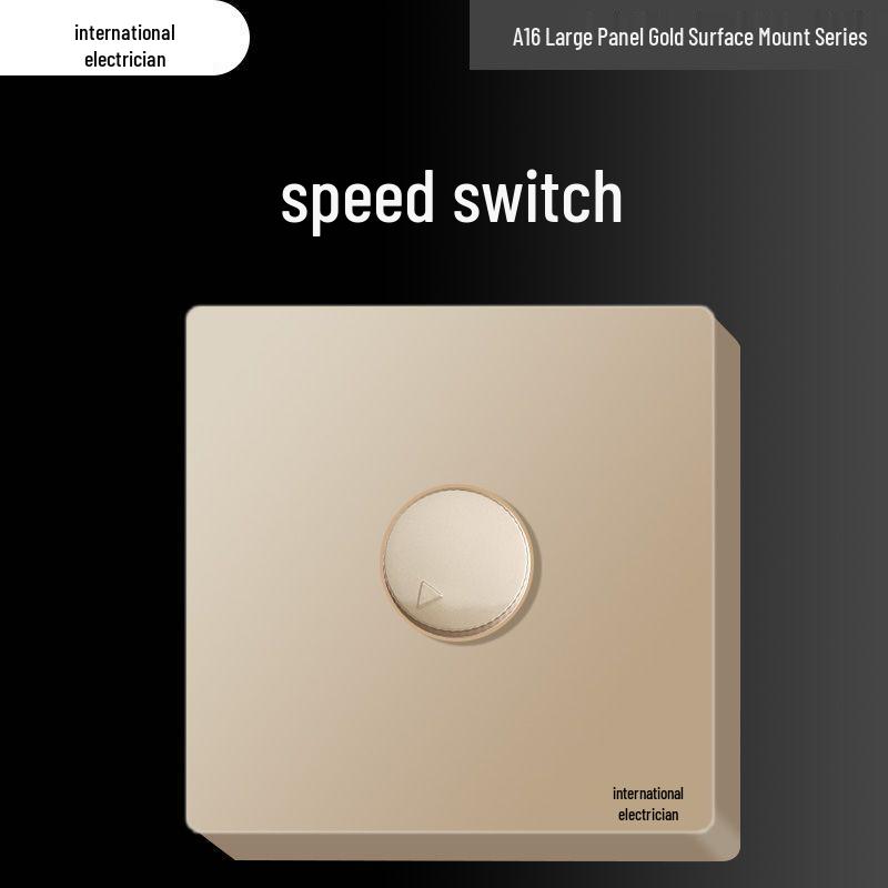 Priză electrică ultra-subțire de 16A cu montaj aparent cu panou de perete cu cinci găuri pentru uz casnic și pentru aparat de aer condiționat