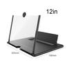 12 Inch Screen Amplifier 3D Folding Screen Magnifier Universal Mobile Phone Video Magnifying Glass Bracket Screen Enlarger Stand