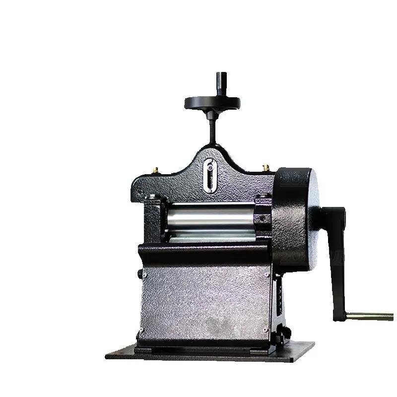 8116 Leather Paring Machine Manual Swing Leather Skiver Hand Leather Peel Tools Vegetable Tanned Leather Splitter Max 10cm Width
