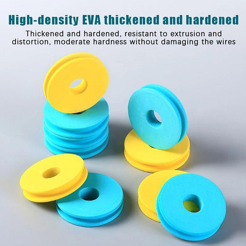 1Pcs Closed Winding Board Tool Silicone/Foam Main Spool Line Storage Box  Fishing Accessories