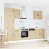 VidaXL Ensemble D'armoires De Cuisine 7 Pcs Kalmar Bois D'ingénierie, Ensemble D'armoire, Étagère De Rangement, Placard, 3314764