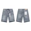 Trendige Marke PURPLE BRAND JEANS Europäische und amerikanische High-Street-weite vielseitige Jeans-Shorts für Männer und Frauen