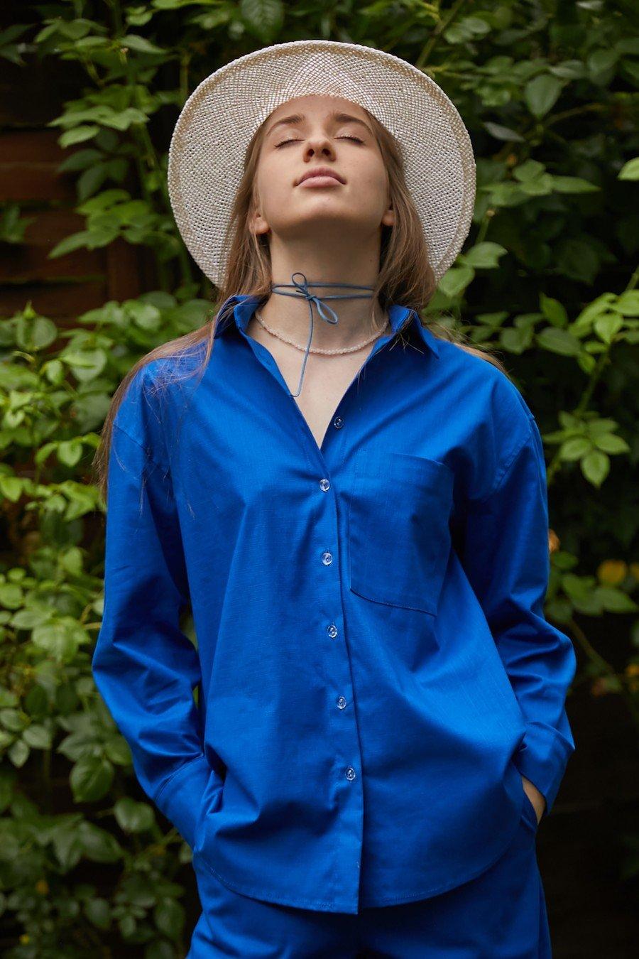 

Рубашка Forly (96023) 48/50(XL/XXL) імперська синього кольору