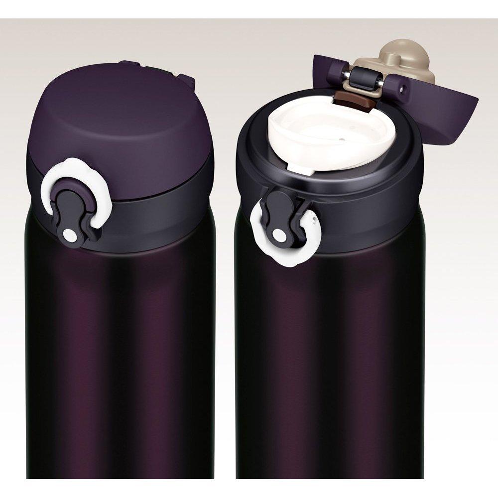 THERMOS Vacuum Insulated Mobile Mug Open Deep Purple DPL [One-Touch Type] 0.5L JNL-500