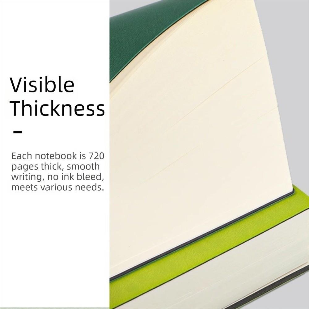 Synthetic Blank Inner Notebook 720 Page Ultra Thick Notebook  School Supplies