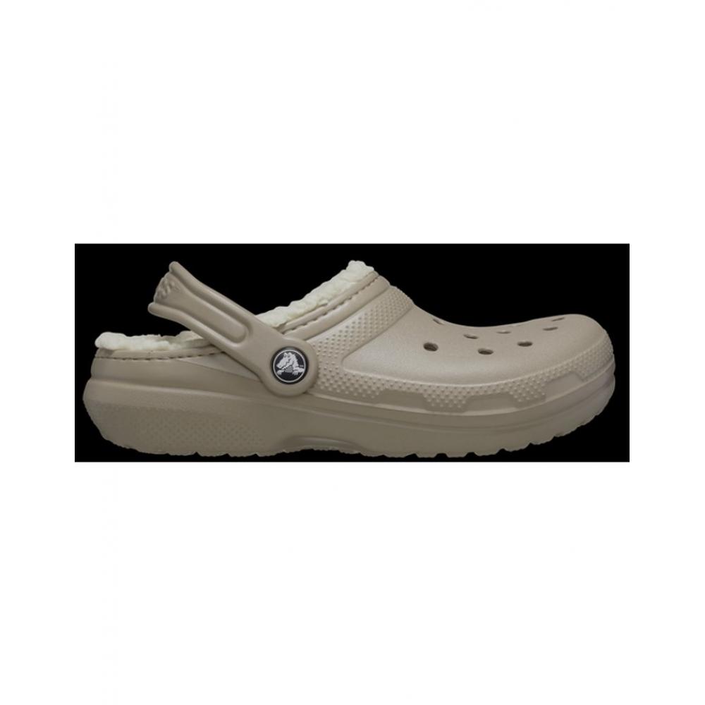 Crocs Classic Lined Clog Toddler  Mushroom Bone  207009 2yb