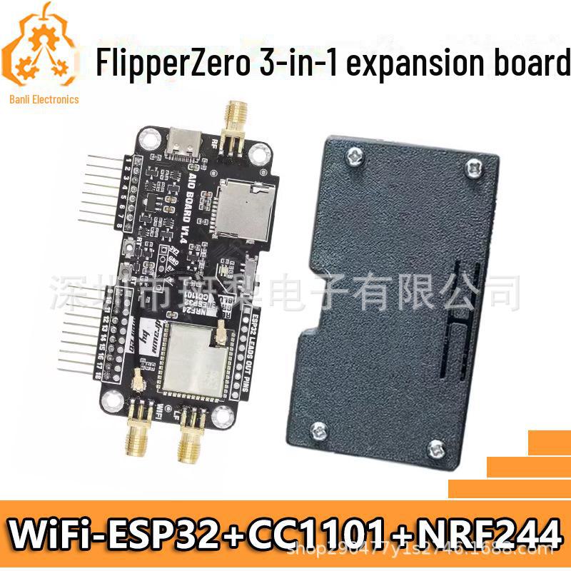 

Плата розширення Flipper Zero 3-в-1: WiFi-ESP32, CC1101, NRF244
