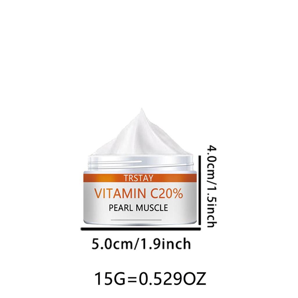 Face face cream, containing vitamin C, antioxidant. Anti aging, brightening and whitening, moisturizing essence cream
