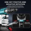 21V Cordless Handheld Drill & Electric Screwdriver with Multifunctional Impact for Home Renovation