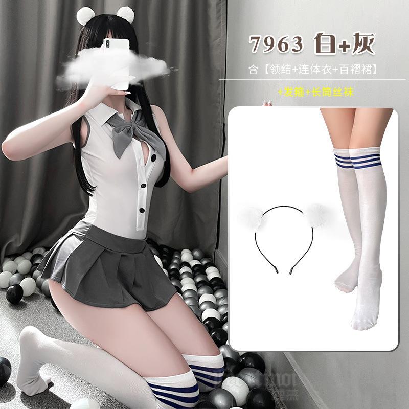 Sexy Pure Lust Sexy Teasing Student Outfit Jk Passion Flirting Women Free Uniform Service Seduction Suit