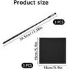 3x Flute Cleaning Rod and Cloth Tool Woodwind Instruments Professional