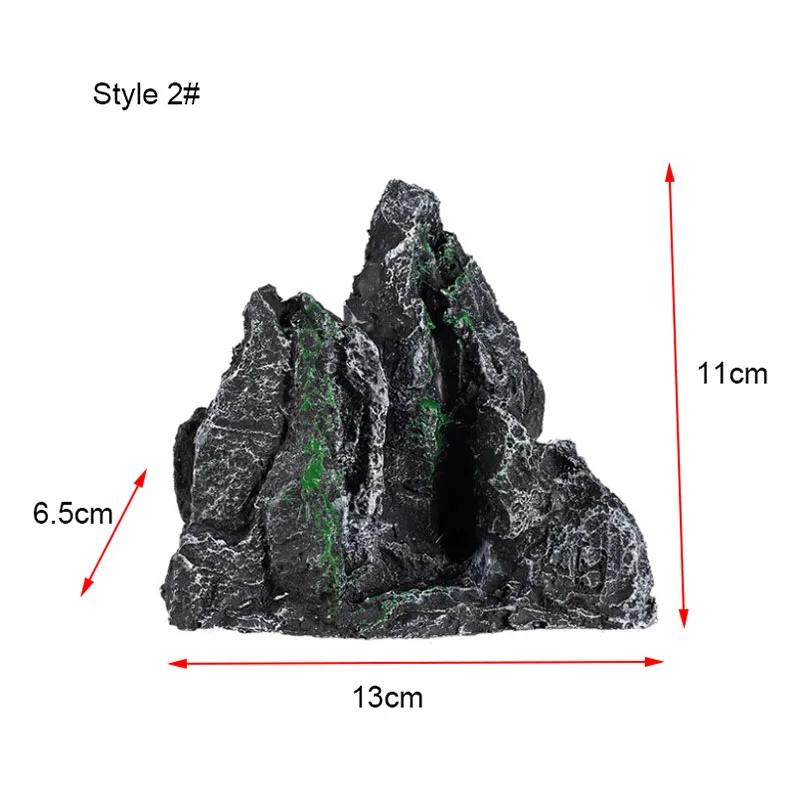 Simulated Stone Aquarium Decor Beautiful Stone Rockery Landscaping Fish Tank Resin Decoration Aquarium Accessories