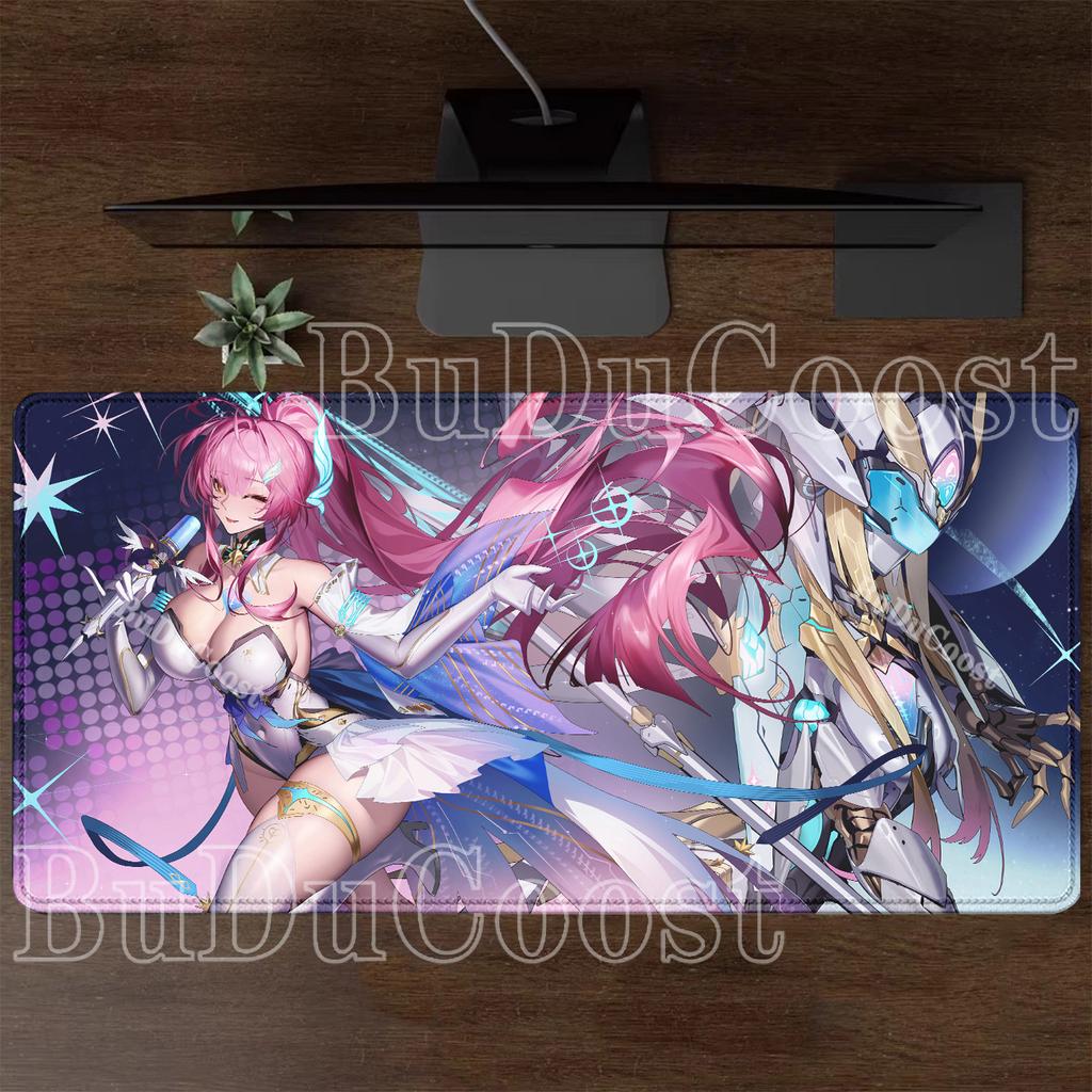 Gaming Wuthering Waves Aemeath Mouse Pad Anime Kawaii Girl Keyboard HD Printing Overlock Mousepad PC Office Accessories Desk Mat