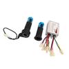 Electric Bike Speed Controller with Throttle Grip 12V 500W Aluminum Alloy for Electric Tricycle
