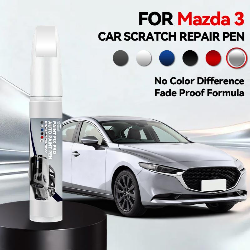Fahrzeug zur exklusiven Nutzung Für Mazda 3 2003-2025 BK BL BM BP Lackreparaturstift Touch-Up Kratzerentferner DIY Autozubehör Schwarz