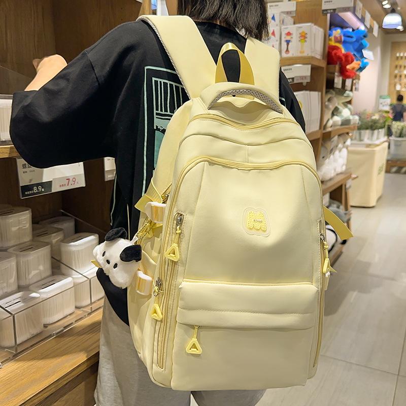School bag children, elementary school students, girls, junior high school students, college students, high-value wind backpack,