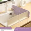 Sink Water Barrier Kitchen Splash-Proof Washbasin Waterproof Strip Heightened and Extended Silicone Suction Cup Sink Water Barrier Strip