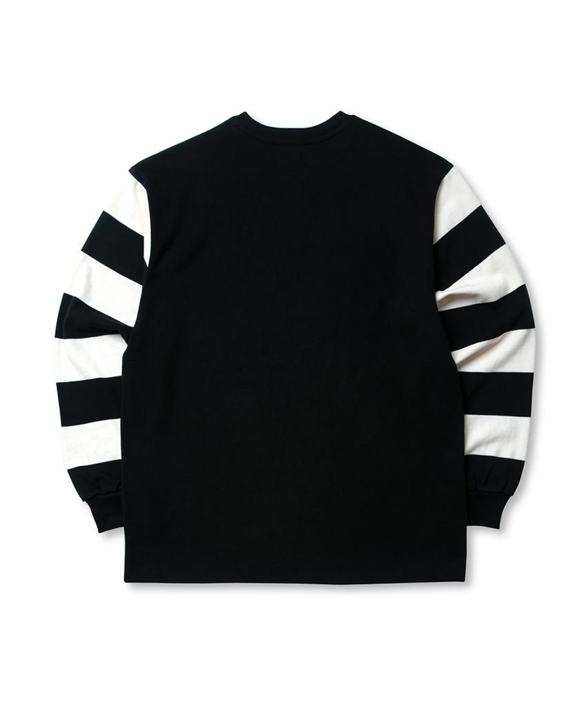 Beullaegpipi Nero Pp Mr Manica a Strisce L/S (Guida in Moto)