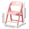 Kids Chair Child Seat Study Anti Slip Lightweight School Stack Folding for Nursery Home
