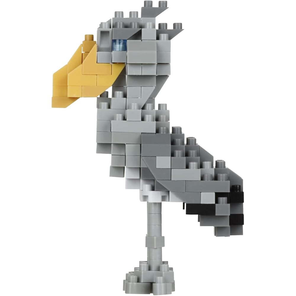 Kawada Nano Block Modelo de Pássaro Jabiru Kit de Montagem NBC_345 Brinquedo de Construção para Maiores de 12 Anos