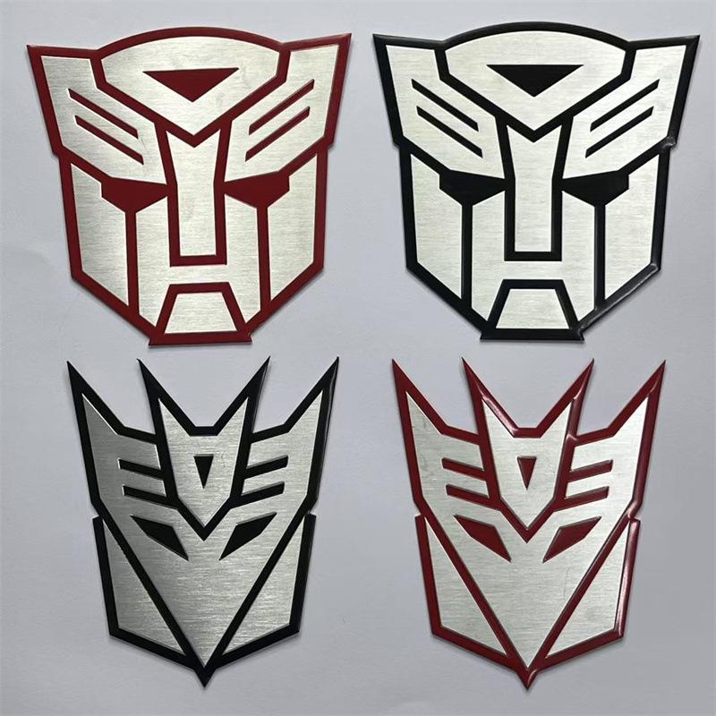 New 3D Car Stickers For Transformer Badge Decepticon Emblem Tail Decal Cool Autobots Logo Car Styling Motorcycle Car Accessories