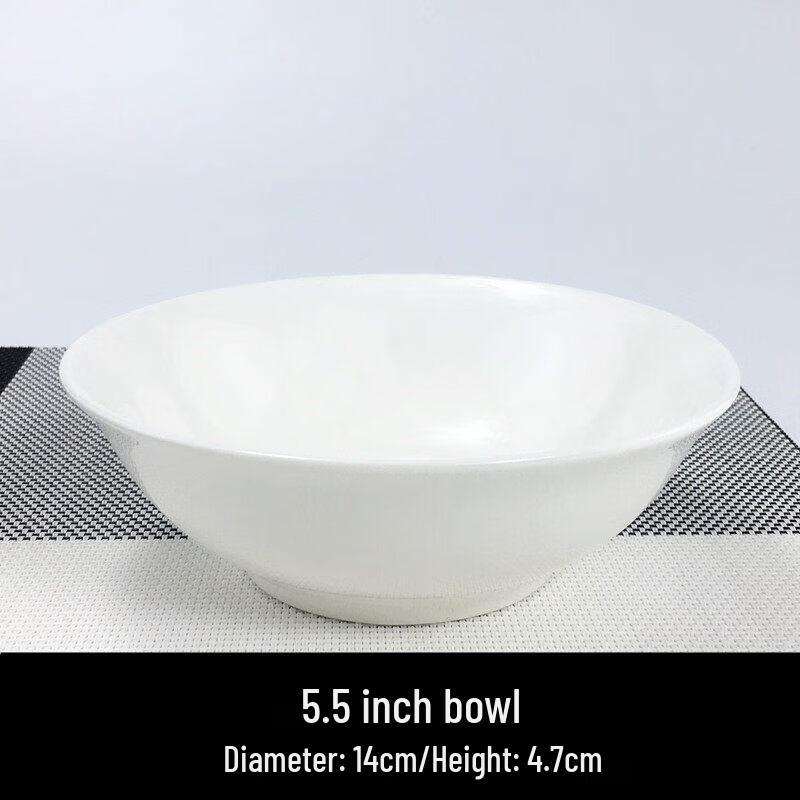 Sweet Elegant White Ceramic 5.5-inch Serving Bowl