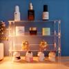 Transparent Vertical Acrylic Display Stand For Desktop Use, Perfect For Showcasing Jewelry, Figurines, Models, And Cosmetics