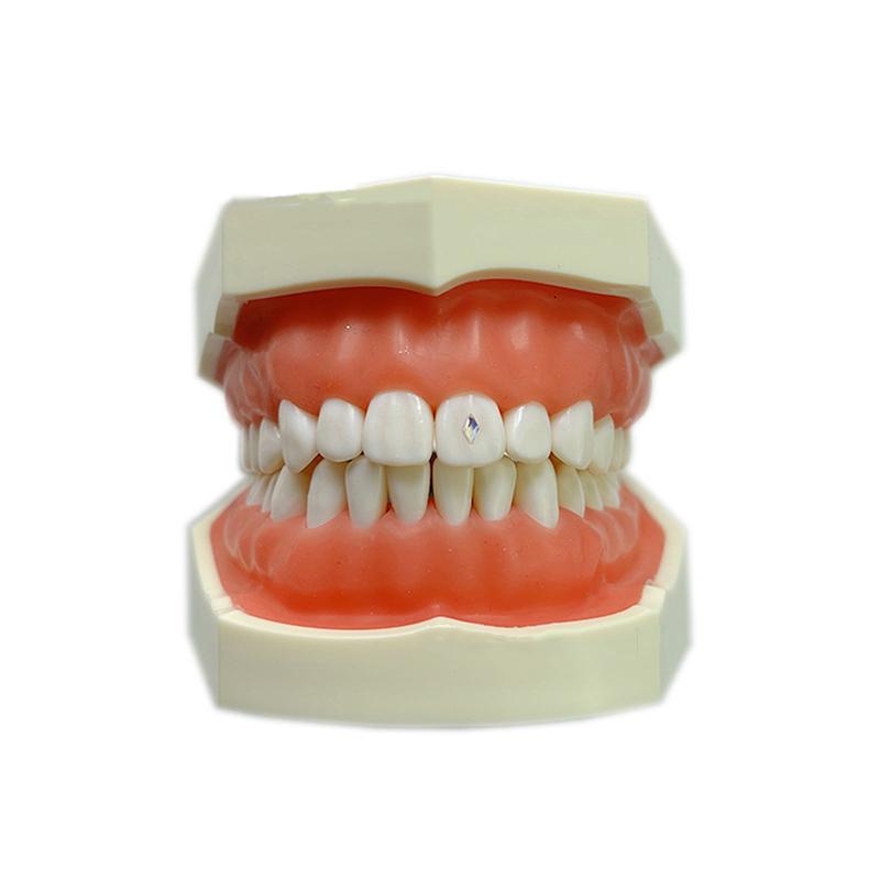 5Pcs Dental Tooth  Rhombus Shapes Ornament Diamond Multicolour Shiny Teeth Jewelry Decoration