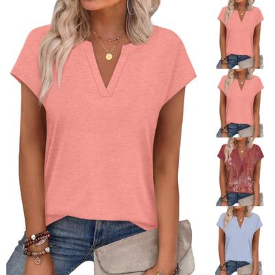Damska bluzka modny i swobodny top T-shirt