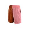 Nike Color Block Logo High Waist Drawstring Kids Shorts Kids Shorts Dark-Red-Brown FB1327-246