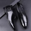 British Luxury Designers Men Pointed White Black Brown Dress Casual Loafers Shoes Male Wedding Dress Homecoming Footwear