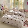Elegant Blue Floral Pattern Duvet Cover Set 100% Cotton Soft Skin Friendly Queen Size Bedding Set Comforter Cover Pillowcases