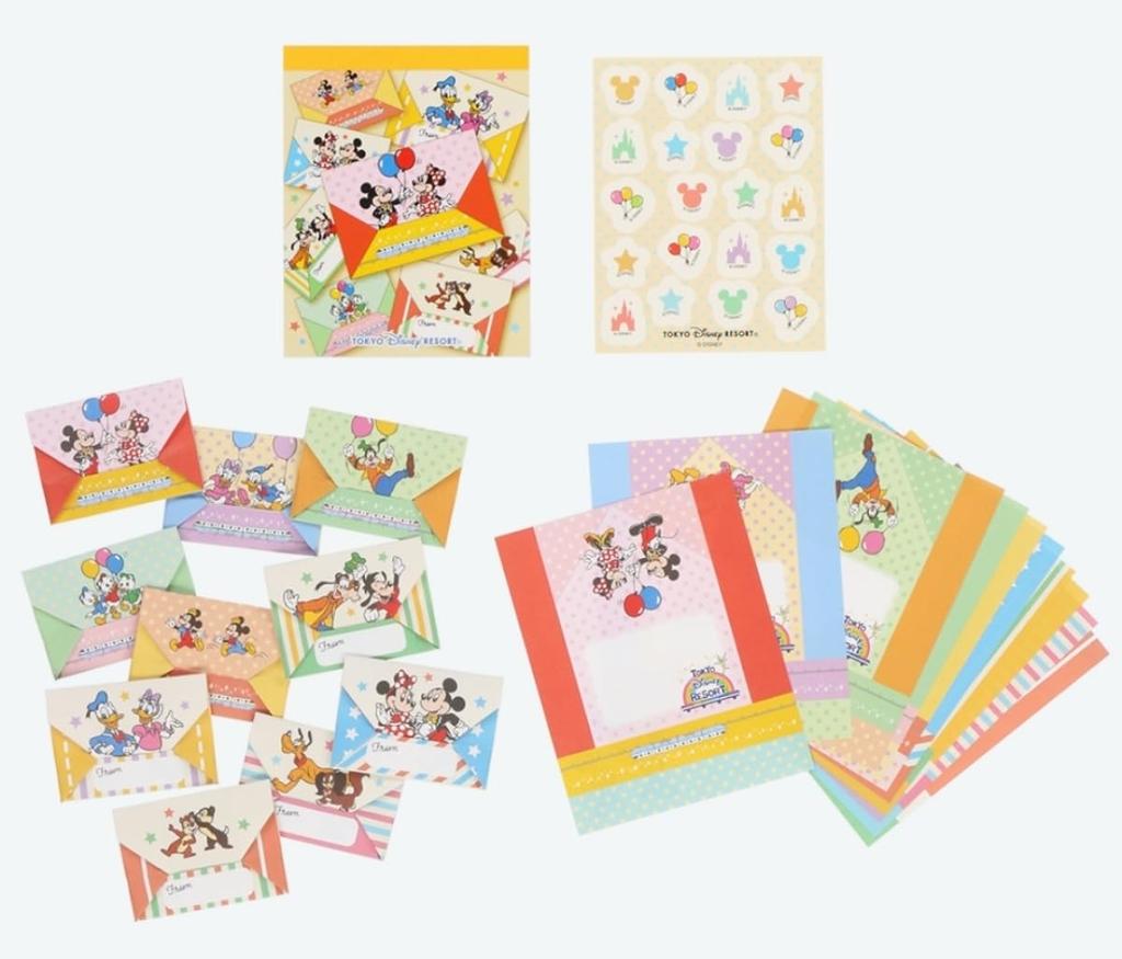 Disney Mickey & Friends Origami Memo Pads, 10 Designs with Stickers, Minnie Mouse, "Tokyo Disney Resort Exclusive" Disney Merchandise, Tokyo