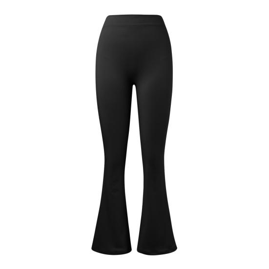 Flared Leggings for Women No Front Seam High Waisted Bootcut Yoga Pants Tummy Control Bell Bottom Workout Pants