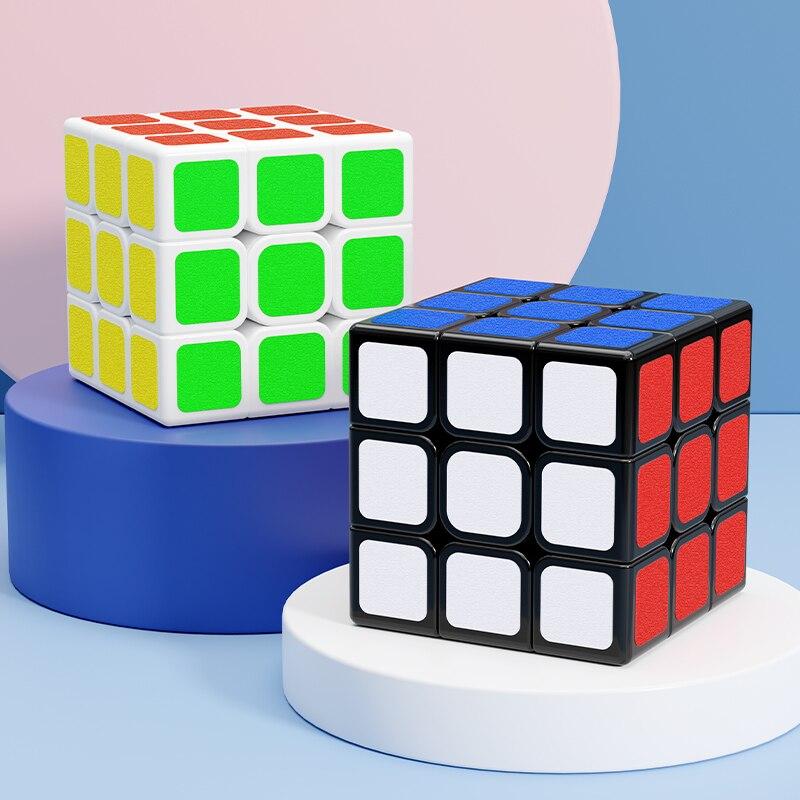 SENGSO Magic Cube 3x3 Mattierte Textur Aufkleber Magic Cube Lernspielzeug Kinder Puzzlespielzeug Für Wettbewerbs-Cubes Bestimmt