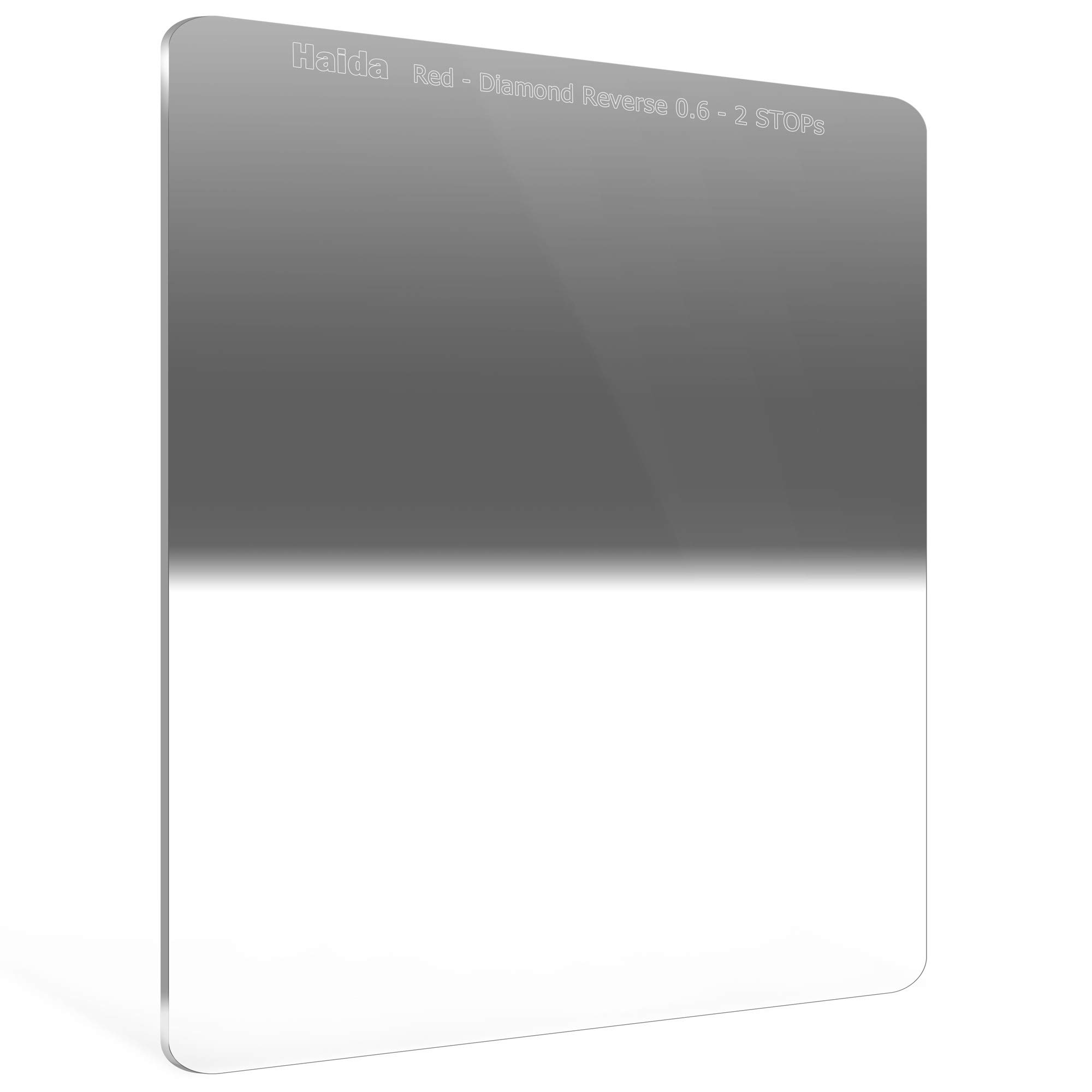 

HAIDA Square Filter Red Diamond Reverse Gradient ND Filter 150x170mm HD4396 M15 Series Exclusive Square Filter Light Intensity Adjustment Partial чорний