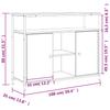 Sideboard Sonoma Oak 100 x 35 x 80 cm Particleboard