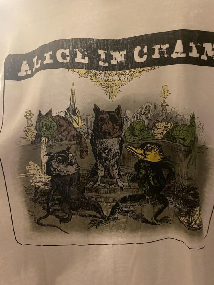 

Alice In Chains Gift For Friends White T-Shirt Cotton Unisex Unisex T-Shirt S