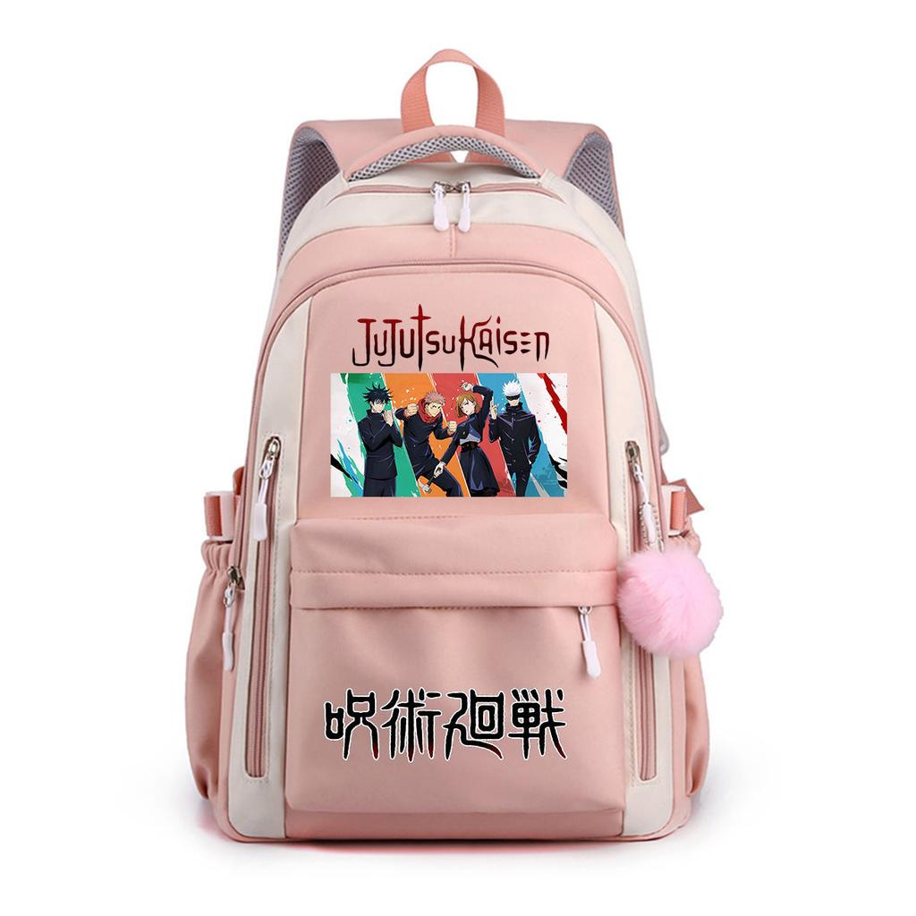 Spell Return To War School Bag Anime Peripheral Five Wushu Second Dimensional Backpack For Junior High School Students And Elementary School Students