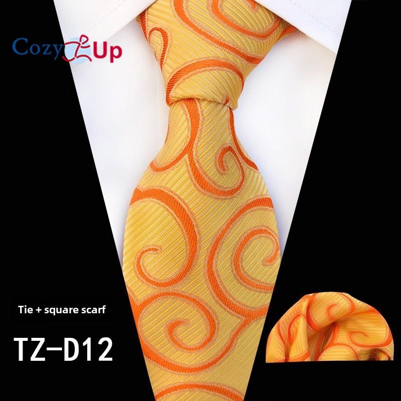 Cozy Up Fashion Paisley Multi-Colour Men's Tie Square Towel Set