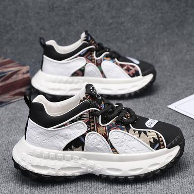 Mode CYYTL Mode Plateau-Sneaker Herrenschuhe Lässig Leder Tennis Outdoor Laufen Sport Wandern Designer Luxus Skateboard Slipper