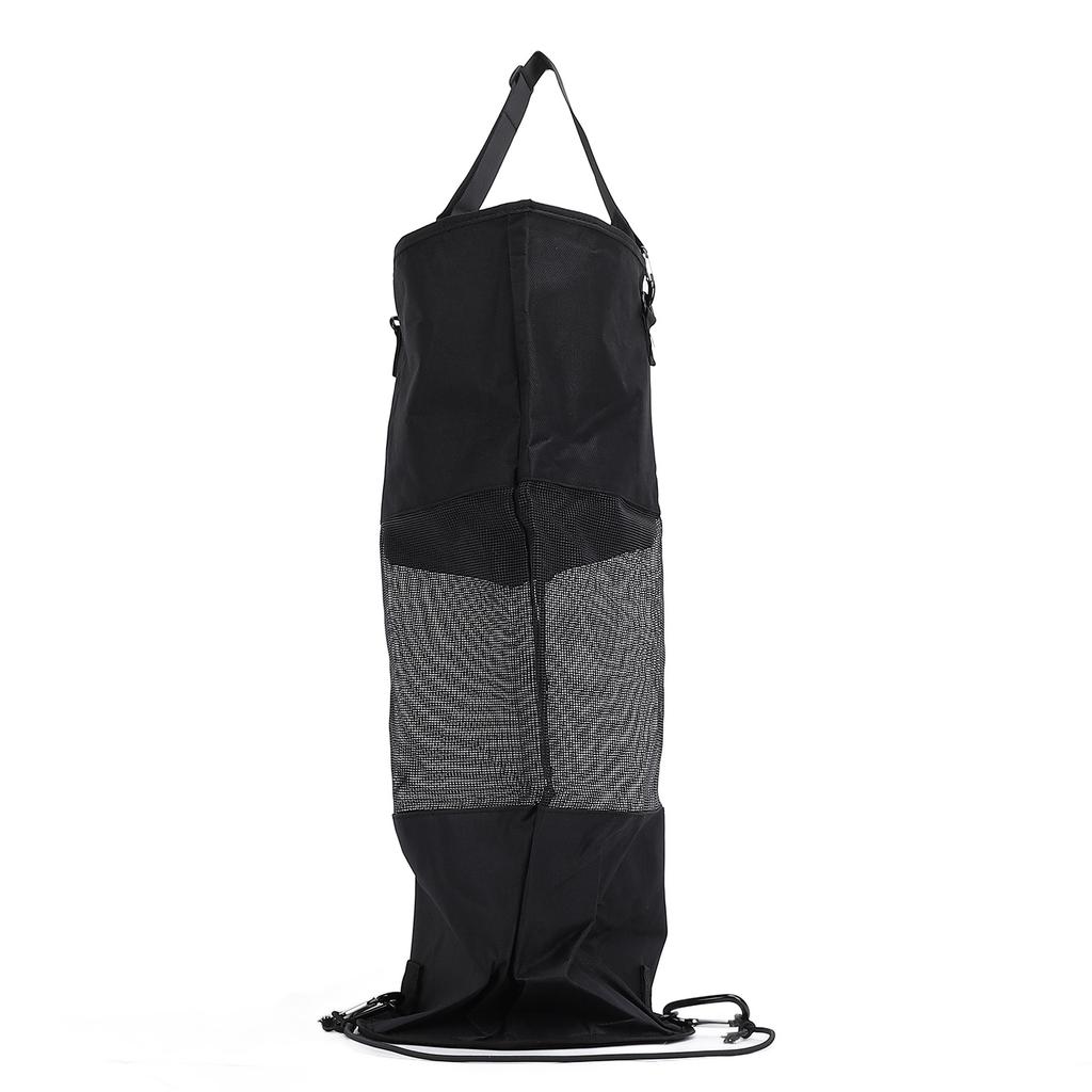 Boat Trash Bag Nylon Mesh Reusable Portable Boat Garbage Container with Lanyard for Outdoor Seaside