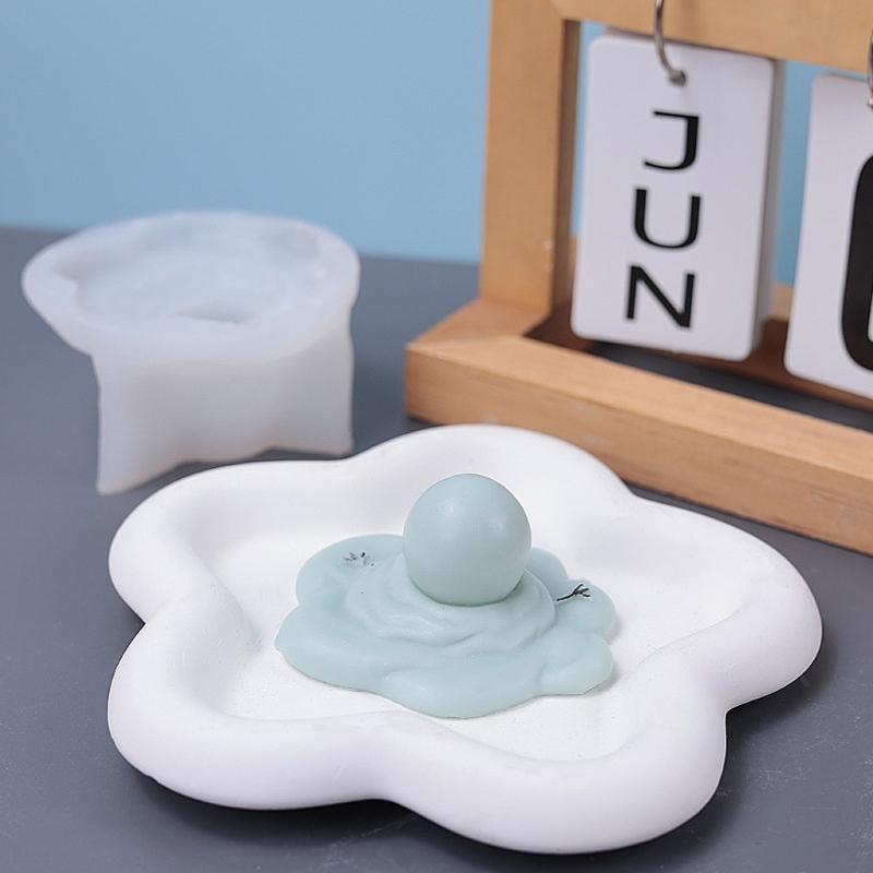 Baking Mould Supplies Christmas Snow Melting Silicone Mold Melt Aromatherapies Making Cupcake Chocolate Baking